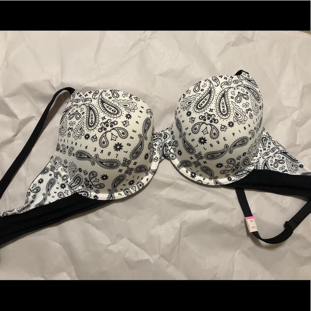 Paisley print bra